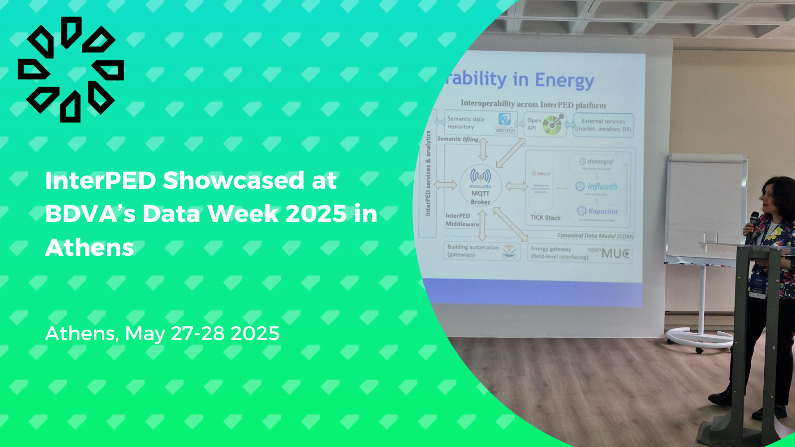InterPED Showcased at BDVA’s Data Week 2025 in Athens
