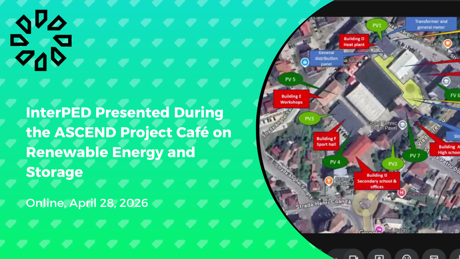 InterPED Presented During the ASCEND Project Café on Renewable Energy and Storage