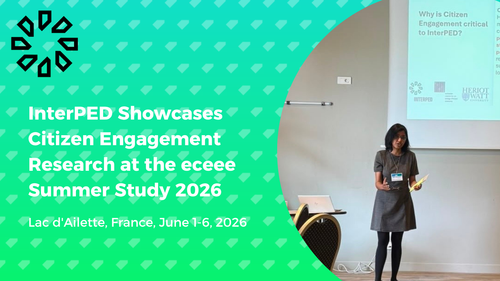 InterPED Showcases Citizen Engagement Research at the eceee Summer Study 2026
