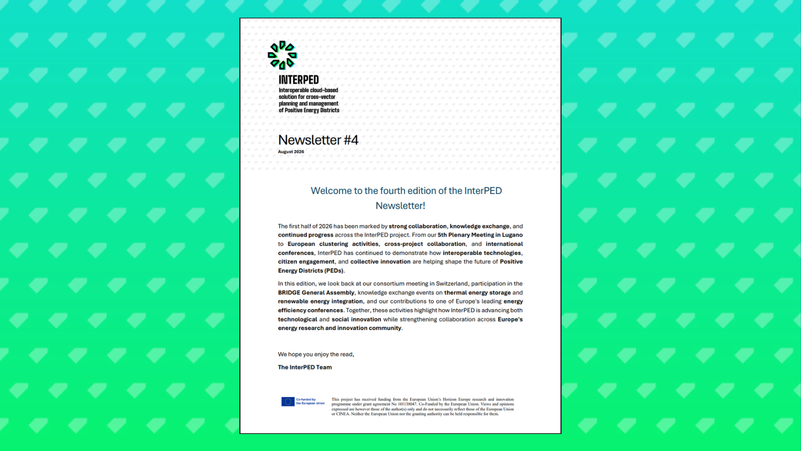 Newsletter #4